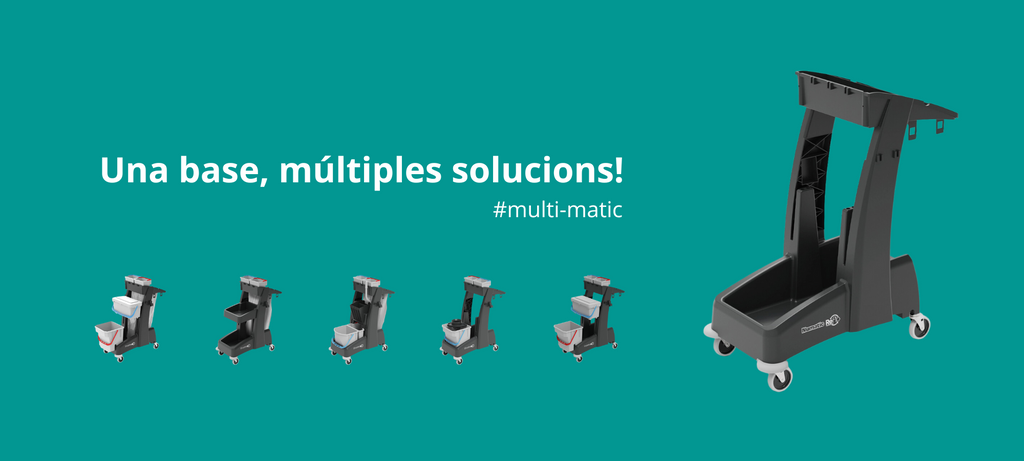 Multi-Matic: El carro de neteja que s'adapta a les teves necessitats!